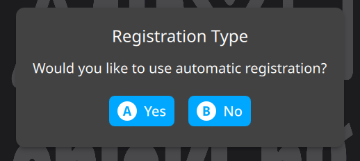 Automatic Registration Yes